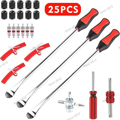 #ad #ad Steel Tire Spoon Lever Iron Tool Kit Professional Motorcycle Tire Changing Tool $14.99