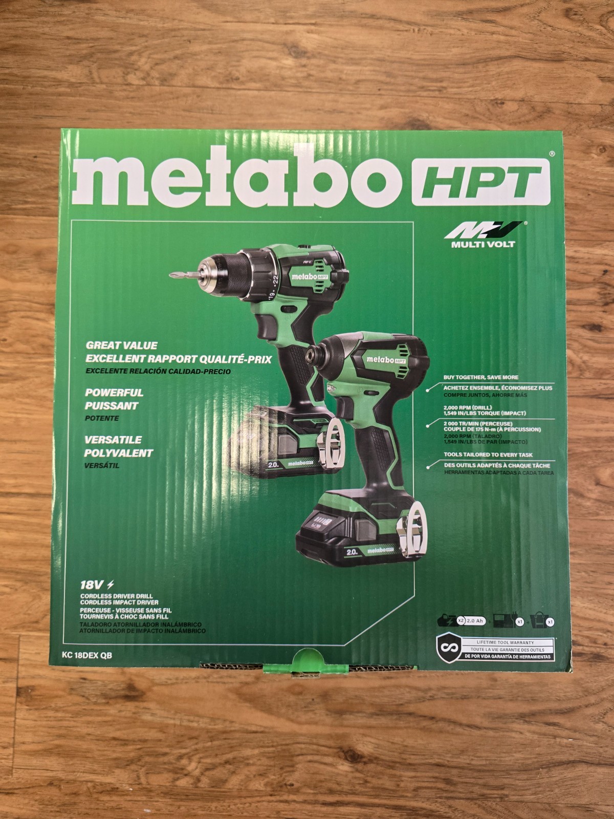 Impact Driver Kc18dexqb - New -