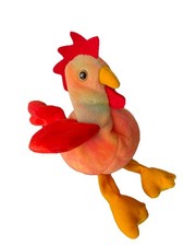 Ty Beanie Baby Doodle The Rooster 4th Generation 3rd Tush Tag PVC 1996