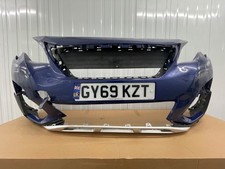 PEUGEOT 3008 GT 2017-2020 FRONT BUMPER WITH LOWER TRIMS  GENUINE 9810867477 BLUE