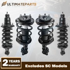 4pcs Frontrear Shocks Struts Wcoil Spring For 2003-11 Honda Element Ex Lx 2.4l