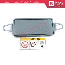 Abdeckung Sonnenblende Spiegel 2128103710 f&uuml;r Mercedes E W212 CLS W218 Grau