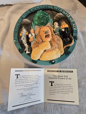 Wizard Of Oz 3D Plate By Warner Bros  1526/2500