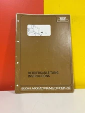 BUCHI 071-848181 CH-9230 Laboratory Equipment Operating Manual