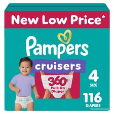 Pampers Cruisers 360 Diapers - Size 4 - 116ct 0.26 per diaper