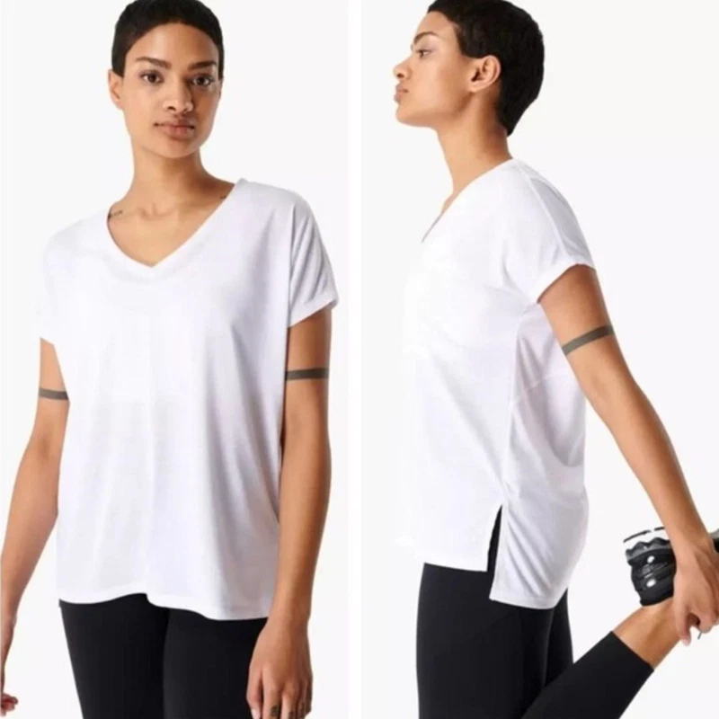 sweaty-betty boyfriend v-neck workout shirt