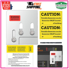 Generator Interlock Kit for Square D QO Homeline 150 or 200 Amp Main Breaker