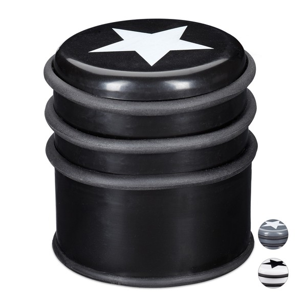 4 X TüRstopper Stern BodentüRstopper Door Stopper TüRpuffer Stopper Bodenstopper-image