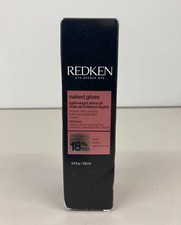 Huile légère brillante Redken Naked Gloss 3,4 oz - NEUVE DANS SA BOÎTE -