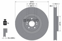 2X Pagid Bremsscheibe 55798NHC FüR Mercedes GLE W166 Klasse GL X166 C292 GLS 250