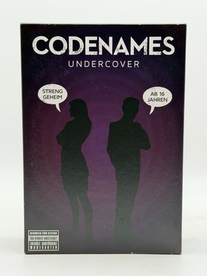 CGE Codenames Undercover - ab 16 Jahren - für 4 bis 8 Spieler
