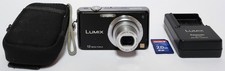 Panasonic Lumix DMC-FH1 12MP Digital Camera Black Tested W/ Battery & Charger