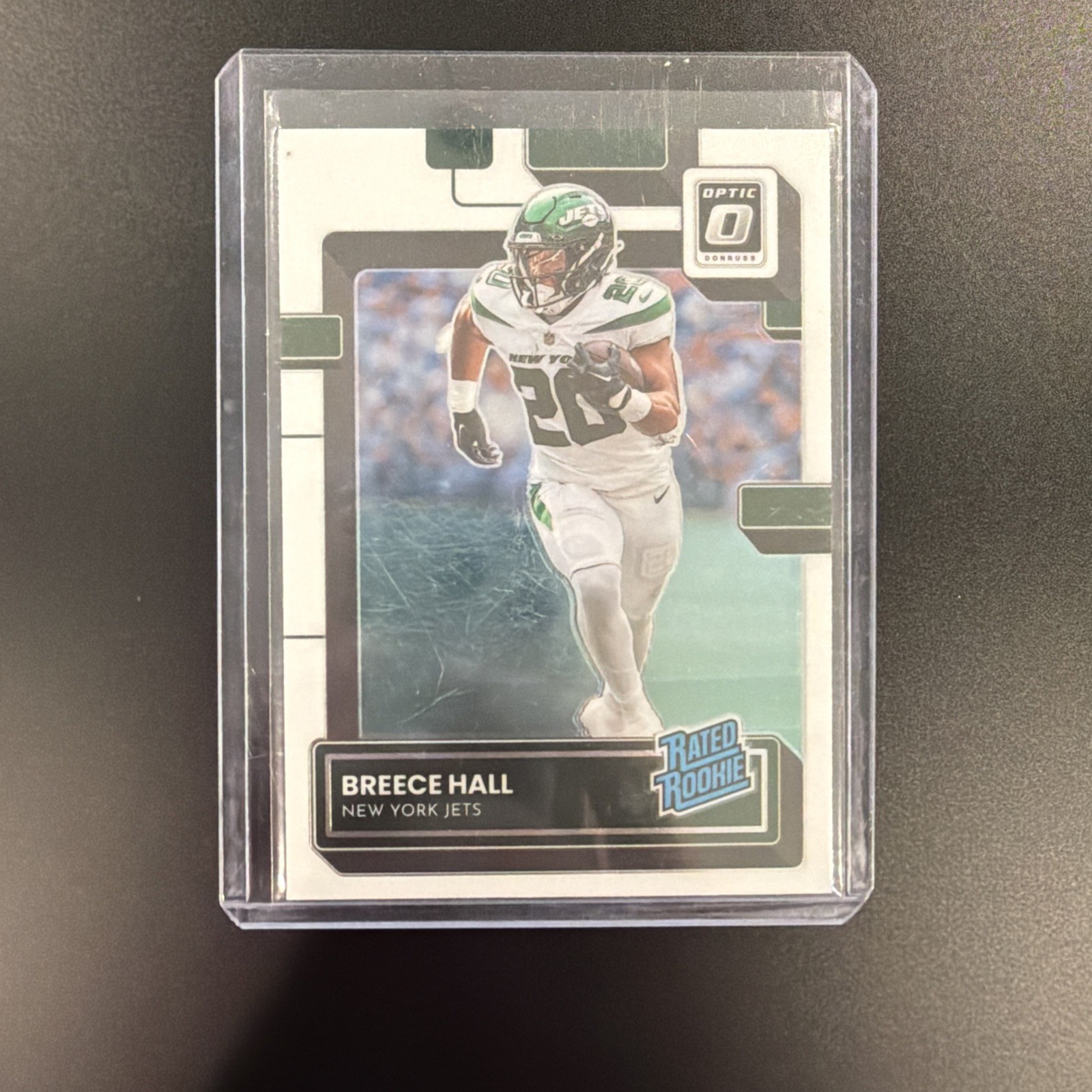 2022 Donruss Optic BREECE HALL Rated Rookie Base #214 New York Jets RC