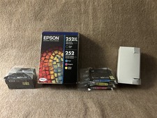 Epson T252XL-BCS 252XL/252 Ink Cartridges Black, Cyan, Magenta, Yellow Exp 08/25