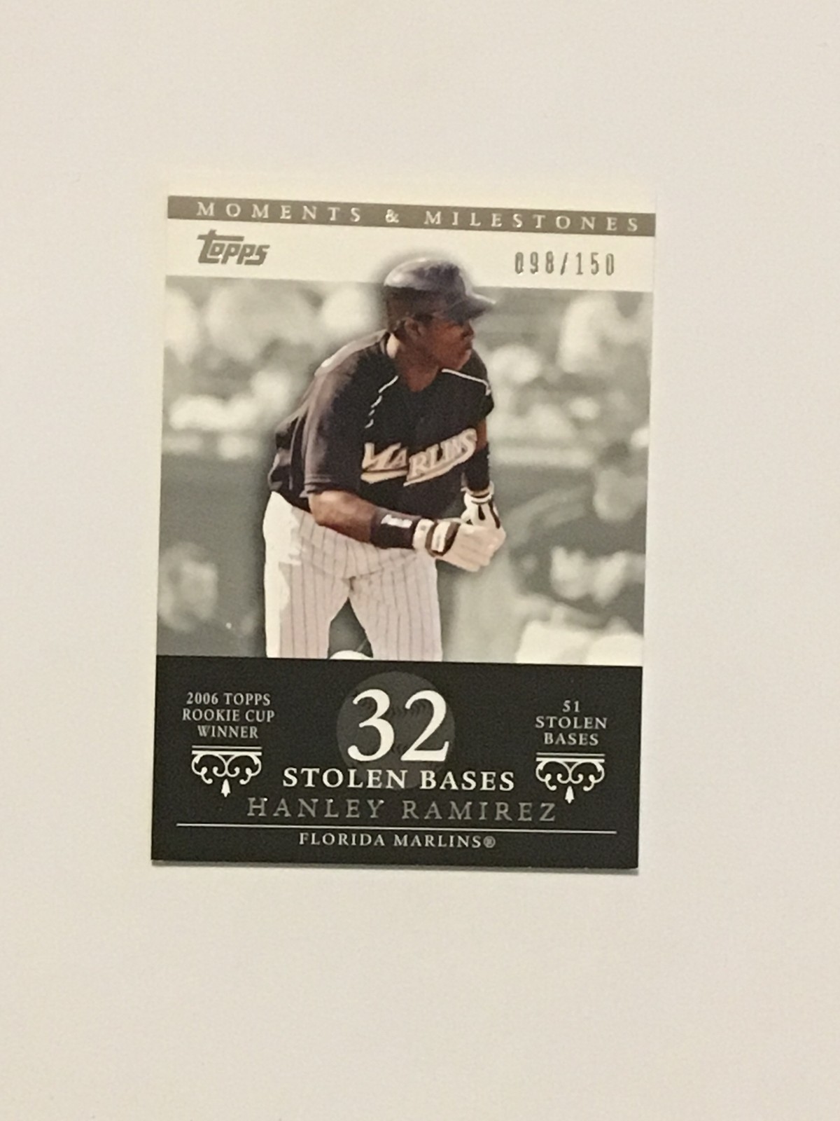 2007 Moments & Milestones Hanley Ramirez  98/150