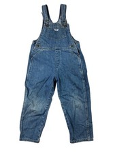 GUESS Georges Marciano VTG 90s Kids Toddler Size 5 Bib Denim Jeans Overalls