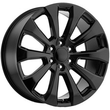 Replica Pr204 High Country 22x9 6x5.5 28mm Gloss Black Wheel Rim 22 Inch