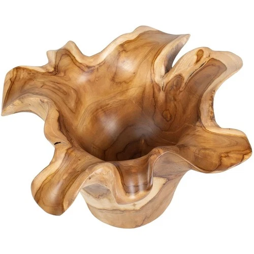 Uttermost 17134 Teak Flow Natural Teak Wood Outdoor Bowl - Picture 5 of 11