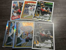 Topps Lot of 6 Eloy Jimenez 2022 White Sox cards Chrome/Heritage Refractor