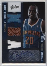 2010 Absolute Memorabilia Rookie Premiere Materials Quincy Pondexter Auto 12jy