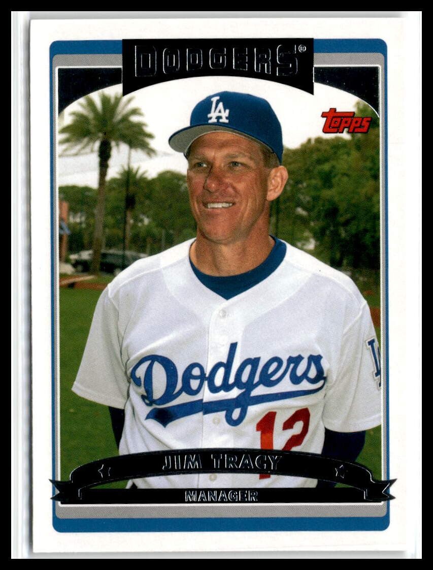 Jim Tracy 2006 Topps #279 Los Angeles Dodgers
