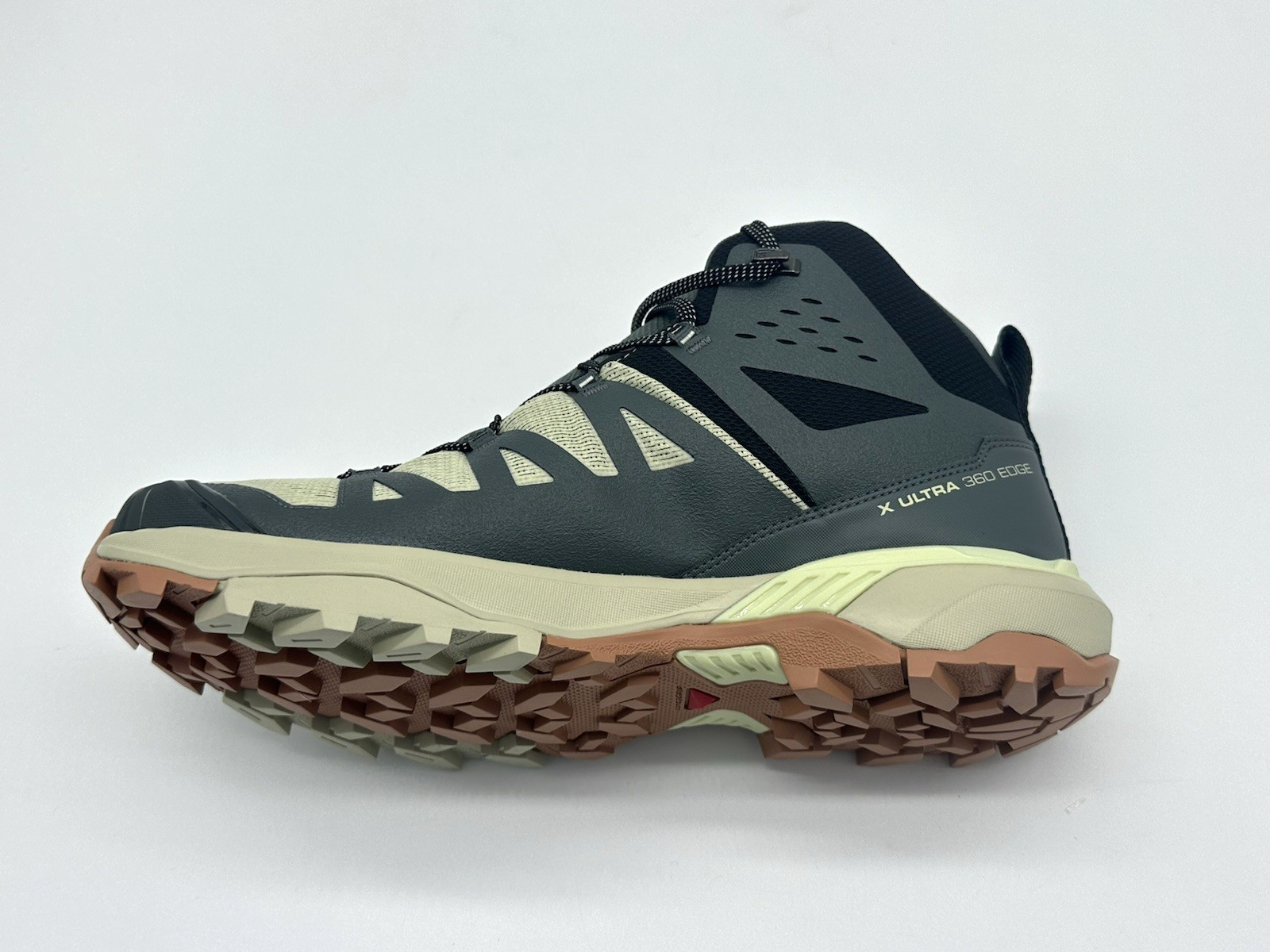 Stivali da trekking Salomon X Ultra 360 Edge Mid GTX da uomo taglia 9 verde 474599