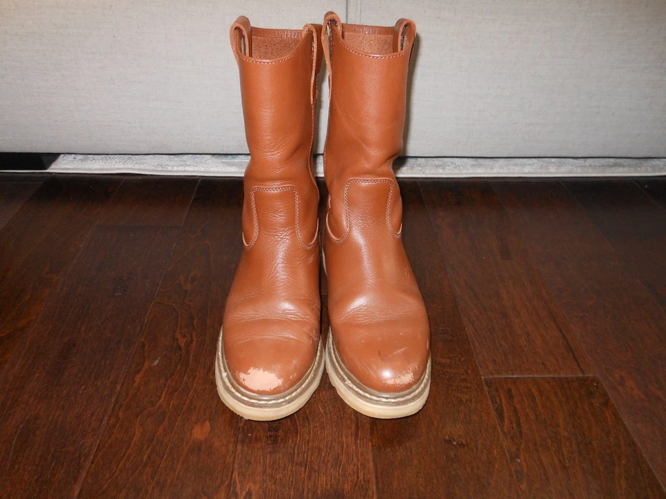 Botas de cuero usadas SEARS DIE HARD 86984 Wellington talla 9,5 EE. UU. 43 UE Foto 2 de 4