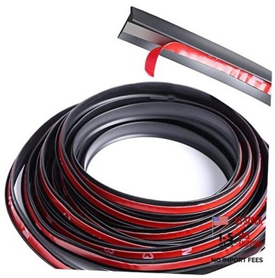16.4FT 5M T-Shape Rubber Seal Strip Weatherstrip Universal Self Adhesive Auto