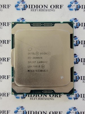INTEL Xeon E5-2680V4 SR2N7 2.40 GHz 35 MB SmartCache 120 W Grade B, SKU 16475