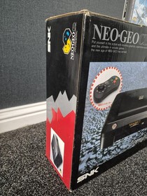 SNK Neo Geo CD Home Console Bundle Black CD-ROM w/ Box Controller AV Power