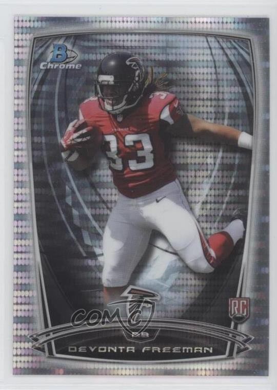 Devonta Freeman Bowman Chrome #203 Pulsar Refractor