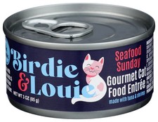 Birdie  Louie Seafood Sunday Wet Cat Food, 3 OZ 3 Ounce Pack of 1 
