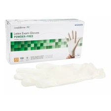 McKesson Confiderm Latex Exam Glove Standard Cuff Length X-SMALL 1000 per Case