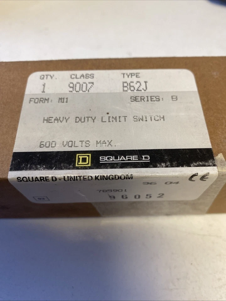 Square D 9007-B62J Endschalter / Limit Switch – Wobble Stick – NEU & OVP - Bild 1 von 4