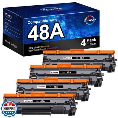 Uniwork 48A Toner Cartridge Replacement for HP 48A Toner Cartridge Black CF24