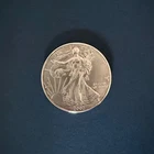 2002 - Walking Liberty & America Eagle - .999 Fine Silver Dollar Coin - 1oz.