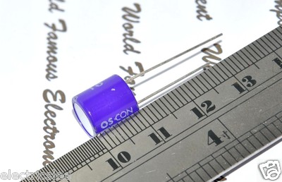 Souverains Or 4pcs-SANYO 150uF 16V OSCON OS-CON Radial Aluminum Solid Capacitors 16sa150m 4 Ducats Or - Foto 4