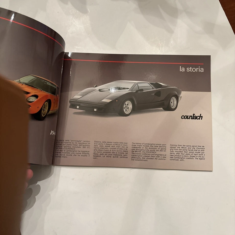 Lamborghini Diablo línea completa folleto datos Foto 3 de 4