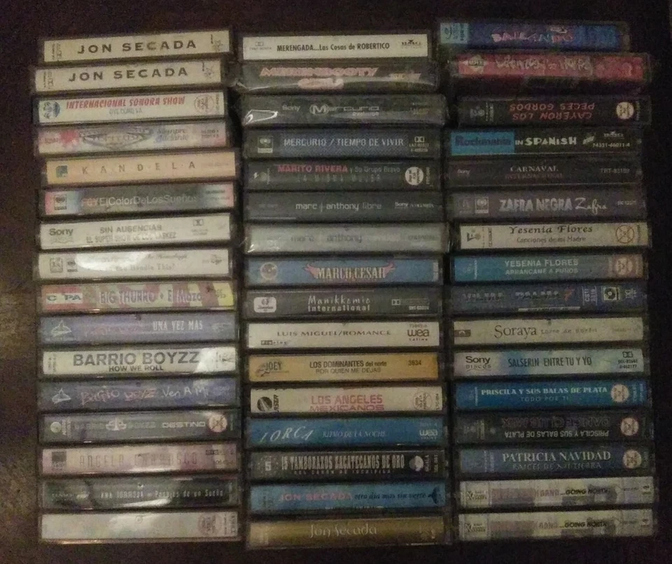 CLEARANCE Cassette Tape Lot - Latin Merengue Salsa Cumbia Tejano Nortena - Image 3 of 4