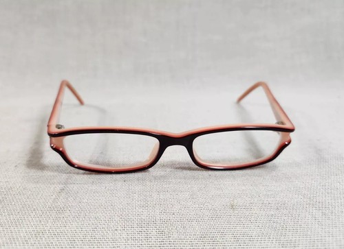 Dolce & Gabbana Eyeglasses Pink & Red Maroon Acetate Rectangle 4162 49-16-135