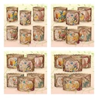 6pcs Baking Paper Molds for Easter Bread Cakes Panettone Paska