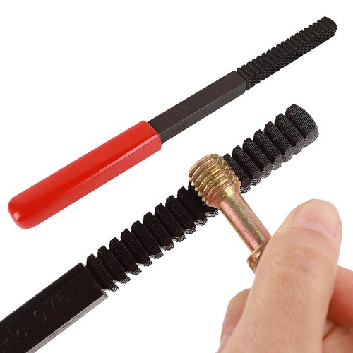 15pc Metric Thread Restorer Tool Set Metric Rethread Repair Tool Thread Chaser A - Picture 16 of 19