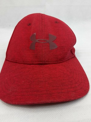under armour red baseball cap