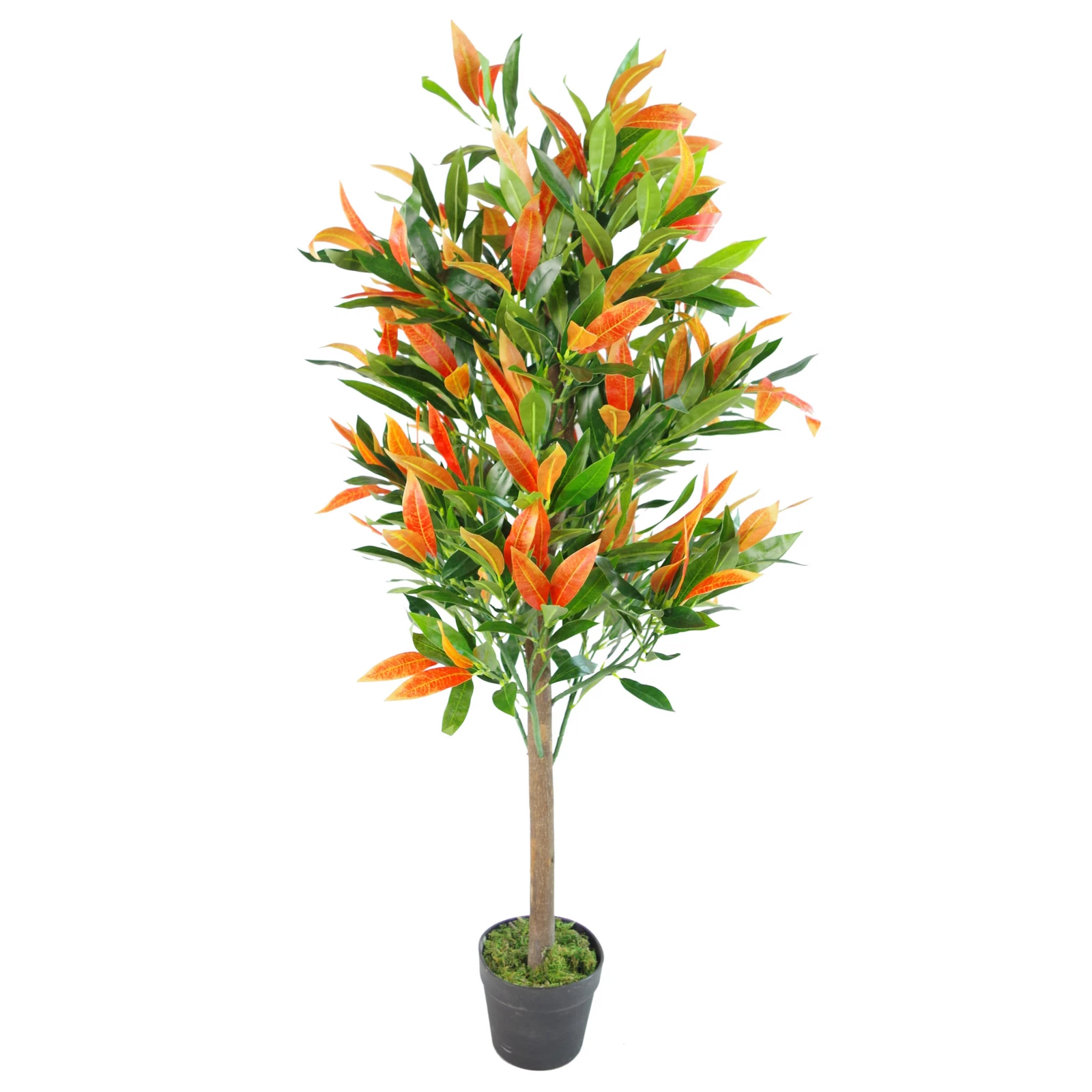 130cm Red Green Ficus Tree - 7231