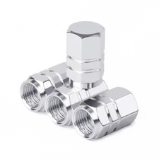 Valve Dust Caps Silver for Mercedes-Benz A Class A250 A35 A45 AMG
