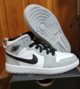 air jordan 1 mid smoke grey kids