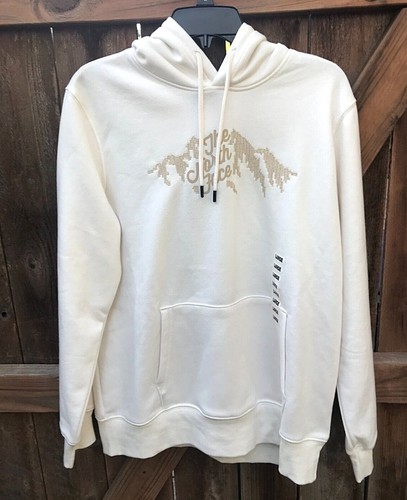 Womens Large Holiday Hoodie Gardenia 