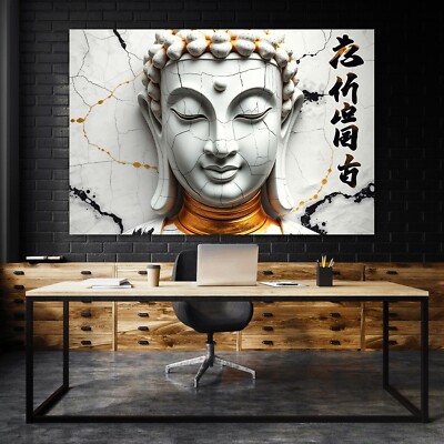   Wandbild, BUDDHA RELIGION SCULPTURE Acrylglas, Leinwand, Poster BILDER, Kunst