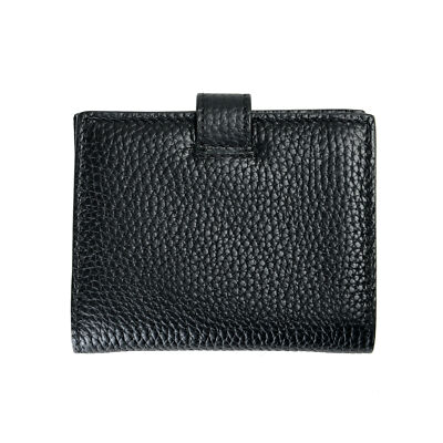 Burberry★素敵!Black Perforated Leather Bifold Wallet Burberry Unisex Black Perforated Leather Bifold Wallet | eBay