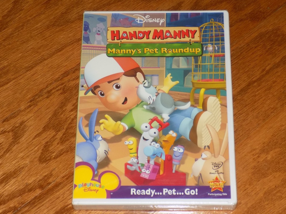 Disney Junior Handy Manny Manny's Pet Roundup Kids Animals Tools